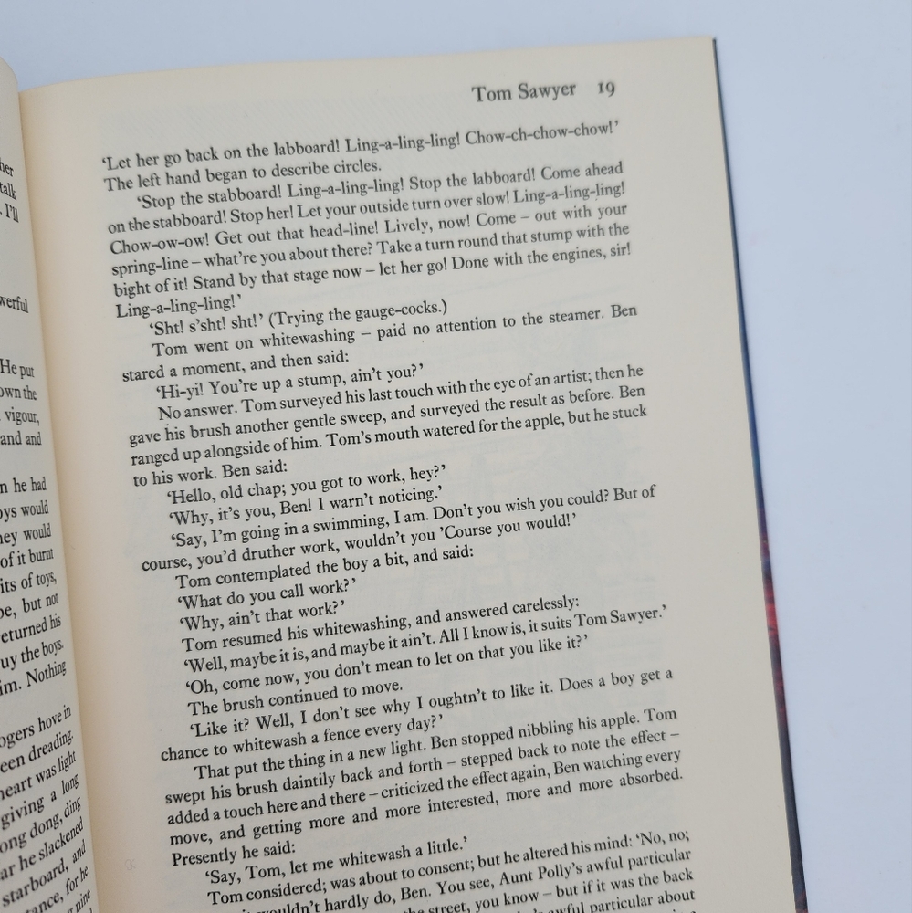 THE ADVENTURES OF TOM SAWYER by Mark Twain Vintage Hardcover Book - Picture 8 of 10